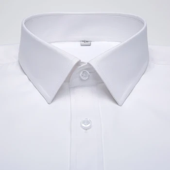 Mænd ' s Premium Solid langærmet Skjorte med brystlomme Høj kvalitet, Slim-fit Formelle Mandlige Business-Toppe Arbejde Office-Shirts