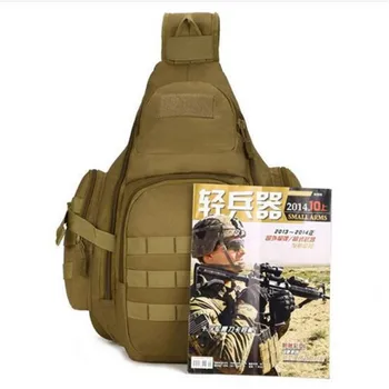 Mænds tasker enkelt skuldertaske med stor kapacitet rygsæk taske brystet pakke Dual-use 14 tommer laptop taske af høj kvalitet, vejrandigt