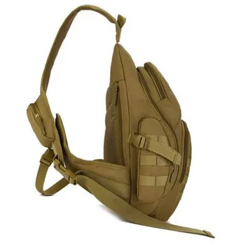 Mænds tasker enkelt skuldertaske med stor kapacitet rygsæk taske brystet pakke Dual-use 14 tommer laptop taske af høj kvalitet, vejrandigt