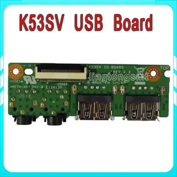 N. FOR ASUS K53 K53SV A53S X53S K53S K53SJ P53S P53SJ IO USB AUDIO JACK BORD 69N0KBB10F01-01 60-N3EIO1000-F01