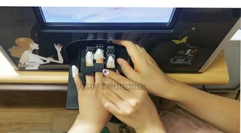 Nail printer professionel Diy nail art 10 tommer touch skærm, 5 hænder, negle udskrivning af en tid