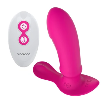 Nalone 7 Tilstande Dildo Vibrator til Kvinder Vandtæt Trådløse Varme Fjernbetjening Kvindelige G-spot Massage Voksen Bærbare Sex Legetøj