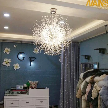 NANS forfængelighed akryl udsmykning Pære led dekorativ lampe moderne stil montering vedhæng loft lys stue lysekrone