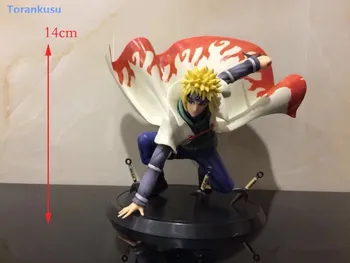 Naruto Action Figur Namikaze Minato PVC Figur Toy 140mm Animationsfilm Uzumaki Naruto Shippuden Figur Sasuke Uzumaki Model Doll N35