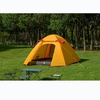 NatureHike 3 Person Camping Telt Dobbelt Lag Aluminium Stang 3 Sæson Udendørs Vandreture Rejse Spille Regntæt Telt NH15Z003-P