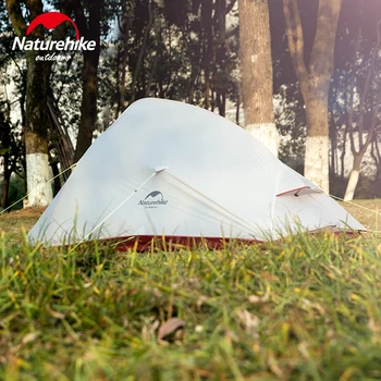 Naturehike Fabrik Shop 2 Person OPGRADERET Telt 20D Silikone Stof Dobbelt-lag Camping Telt Let DHL gratis fragt