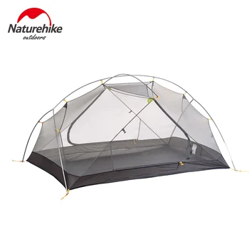 Naturehike fabrik sælge Mongar 2 Camping Telt Dobbelt Lag 2 Person Vandtæt Ultralet Kuppel Telt DHL gratis fragt