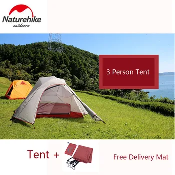 NatureHike Udendørs Camping Telt 2 3 Person Vandtæt Dobbelt Lag 4 Sæson 1 Person Strand, Fiskeri, Vandring Telte Turist tenda