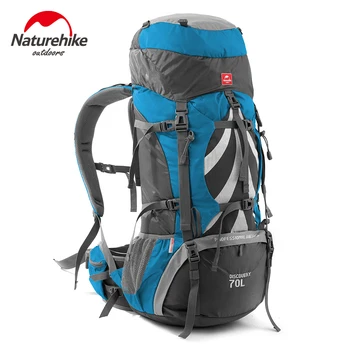 Naturehike udendørs rygsæk bjergigning taske mænd, kvinder stor kapacitet 70L sportstaske rejsetasker Vandtæt rygsæk rygsæk
