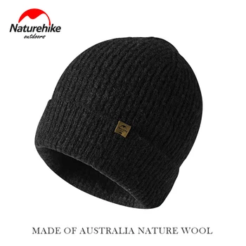 Naturehike Vinter Strikkede Uld Hat Udendørs Tyk Caps Hot Hatte Klatring cap NH17M010-Z
