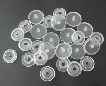 NBNOOG 12mm cap plast fastener snap knapper 100 sæt T5 tydelige knapper til poser beklædningsgenstand tilbehør