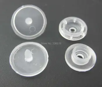 NBNOOG 12mm cap plast fastener snap knapper 100 sæt T5 tydelige knapper til poser beklædningsgenstand tilbehør