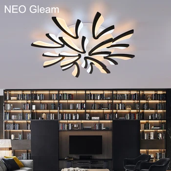 NEO Glimt Akryl tyk Moderne led-loftsbelysning til stue, soveværelse, spisestue hjem loft lampe belysning lysarmaturer