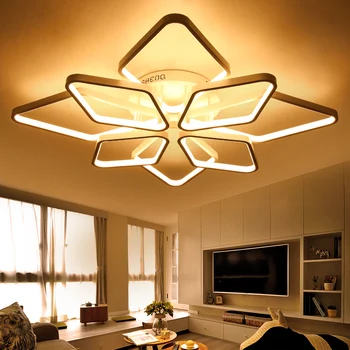 NEO Glimt Diamant Ringe overflade monteret moderne led-loftsbelysning til stue, Soveværelse inventar indendørs hjem Dec Loft Lampe