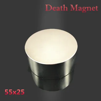 Neodym magnet 55x25 N52 sjældne jordarter super stærk kraftig runde svejsning søge permanent magnetiske 55*25 mm rund metalskive