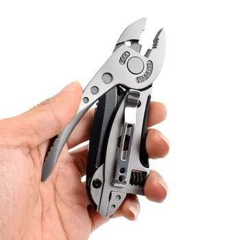 NEWACALOX Multifuntion Tænger Overlevelse Multi håndværktøj Mini-Skruetrækker, der Skruenøgle Kæbe Nøgle Lomme Kniv Reparation
