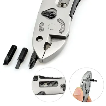 NEWACALOX Multifuntion Tænger Overlevelse Multi håndværktøj Mini-Skruetrækker, der Skruenøgle Kæbe Nøgle Lomme Kniv Reparation