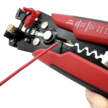 NEWACALOX selvjusterende Kabel-Wire Stripper Cutter Crimper Crimpning Stripping Multifunktionelle Automatisk Elektrisk Terminal Værktøj