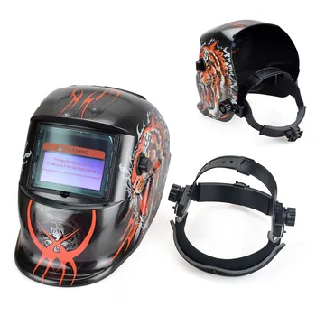 NEWACALOX Tiger Sol Auto Mørkere MIG MMA Svejsning Maske svejsehjelm Svejse/Grind /UV/IR Bevarelse for Svejsning Maskine