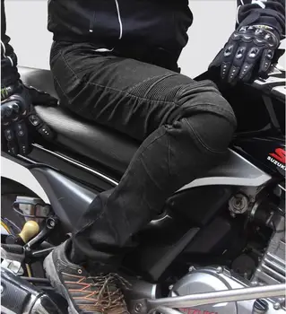 Newesst Riding Stamme Motorcykel Racing beskyttende jeans sommeren åndbare bukser Bukser mænds og kvinders jeans sort motor jeans
