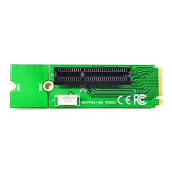 NGFF til PCI-e 1X/4X Kort M. 2 til PCI Express-Riser-Kort Adapter PCIe-4X hun til M. 2 Tasten M Mandlige Extender Board BTC Mining Værktøj
