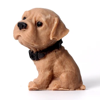Nicole Silikone Sæbe Skimmel Mini 3D-Dejlige Hunde Former for Håndlavede Sæbe Gøre Skimmel
