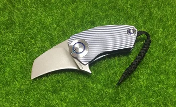 NIGHTHAWK Papegøje kugleleje S35VN blade Titanium Håndtag folde Jagt lomme udendørs camping kniv knive EDC værktøj