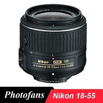 Nikon 18-55 linse Nikkor AF-S DX 18-55mm f/3.5-5.6 G VR II Objektiver til Nikon D3100 D3200 D3300 D3400 D5100 D5200 D5300 D5500 D40