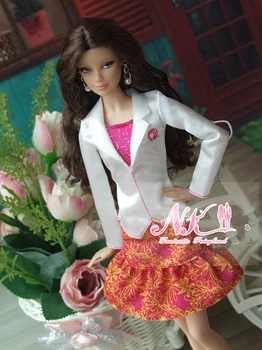 NK-One Pc ' er Originale Dukke Kjole Mode Tøj Håndlavet Tøj Til Barbie Dukke Bedste Gave Til børn