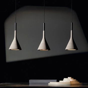 Nordisk LED Kreative Nyhed moderne restaurant hængende lamper bar inventar soveværelse belysning efterligning cement Vedhæng Lys