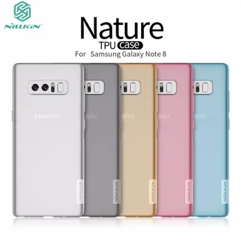 Note 8 taske Til Samsung Galaxy Note 8 Dække Sagen NILLKIN Natur TPU Tilfældet For Samsung Note8 Gennemsigtig Blød Silikone bagcoveret
