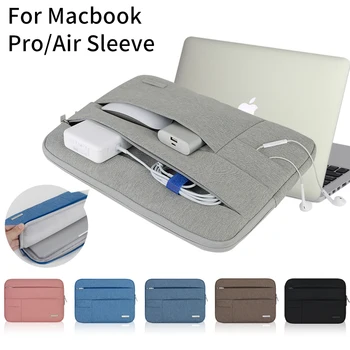 Notebook Sleeve Multi Lomme til Macbook Pro/Air 11 12 13 14 15inch Kvinder Laptop Taske Vandtæt etui Til Mac 13.3 15.4 Touchbar