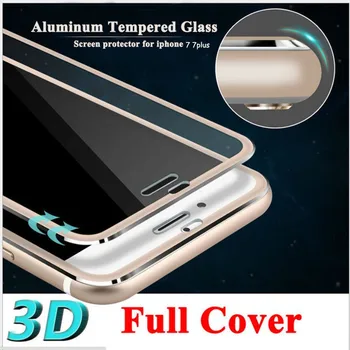 NOTOW 3D Klart Foran Titanium Legering Fuld Dækning Hærdet Glas Skærm Protektor Film Hud Beskyttende For iPhone 7 8/7plus 8plus