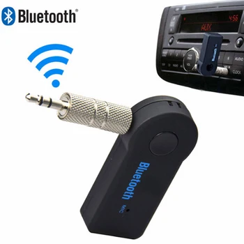 NOYOKERE Bluetooth 3.0 Bil Kit Trådløse 3,5 mm Streaming Bil Auto Audio Music Receiver Video-Afspiller, Mikrofon USB-Funktion