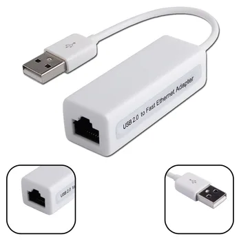 NOYOKERE USB-Ethernet-Adapter, Usb 2.0 netværkskort USB til Internettet RJ45 Lan-hastighed på 100 mbps til Mac OS, Android Tablet Lap PC Windows 7 8