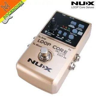 NUX Loop Core Deluxe-Guitar-effekt-Pedal Loop Station 8 Timer Looping Tid Indbygget Tromle Mønstre med Pedal Switch True Bypass