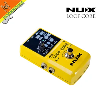 NUX Loop Core Guitar-effekt-Pedal Looper Pedaler Loop Station 6 Timers optagetid Indbygget Tromle Mønstre Gratis fragt