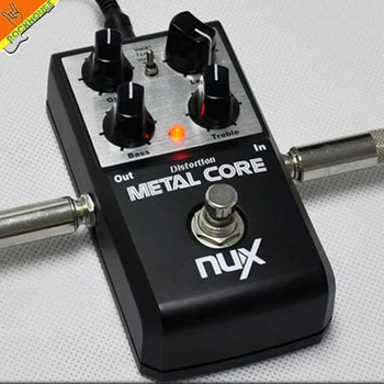 NUX METAL CORE Metal Distortion-Pedal-Guitar Distortion effekt-Pedal Indbygget Noise Gate med Tone Lock-Funktionen gratis fragt