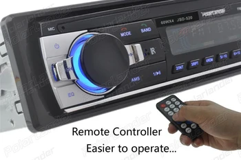 Ny 12 V Bil-Radio, bluetooth car MP3-Afspiller indbygget Bluetooth-Telefon med USB SD, MMC-Port Bil radio bluetooth-In-Dash 1 DIN