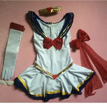 Ny Animationsfilm Smukke Soldat Sailor Moon Cosplay Kostume kvinde halloween fest Enhver Størrelse,Tilpasset accepteret