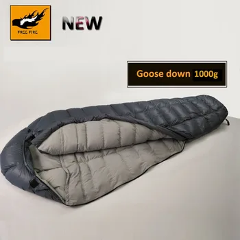 NY Goose Ned Sovepose, Vinter Ned Sovepose med gåsedun, Camping Sovepose Vinter Ultralet Goose Ned Sovepose
