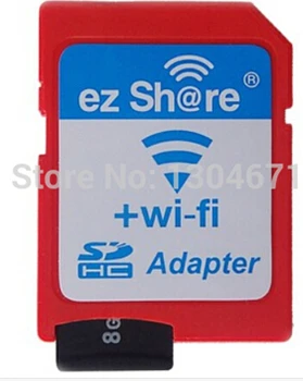 Ny Gratis fragt ezshare EZ dele micro sd adapter wifi wireless 16G 32G hukommelseskort TF MicroSD-adapter WiFi SD-kort gratis tur