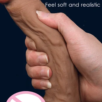 Ny Hud følelse Realistisk Penis Super Enorm Stor Dildo Med sugekop sexlegetøj til Kvinde Sex Produkter Kvindelige Onani Cock