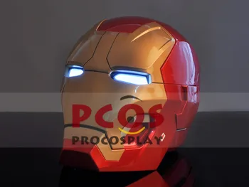 Ny Iron Man 3 Tony Stark MK42 Cosplay Hjelm telekontrol ver mp003728(se gif-se beskrivelse)