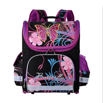 Ny Mode EVA Børn butterfly Skoletaske Studerende Rygsæk Foldet Ortopædisk børn skoletasker Til både Drenge og piger, 15 Tommer