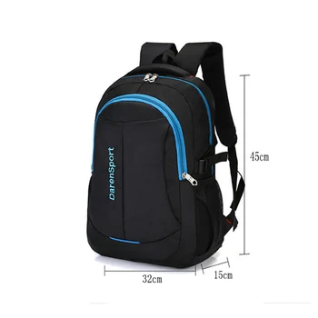 Ny mode rygsæk mænd lærred Høj kapacitet rejse taske rygsække Business Laptop taske mænd og kvinder, studerende skoletaske rygsæk