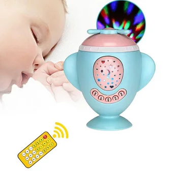 Ny nyfødte projektion musik roterende baby seng klokken 0-1 år gamle baby legetøj klokkeringning klokke hængende baby rangle legetøj