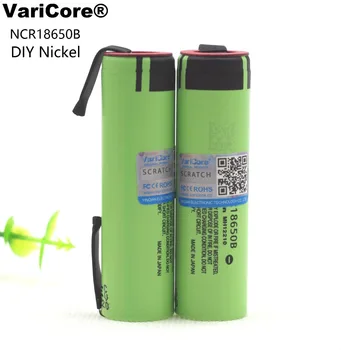 Ny, original NCR18650B 3,7 v 3400mah 18650 lithium batteri genopladeligt batteri svejsning nikkel ark fører