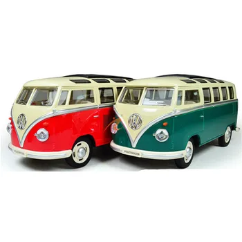 NY Stil 1:24 Skala Model Bil, Bus Børns Uddannelsesmæssige Legetøj,Grøn, Rød Farve, Miniature Bil Collectible Legetøj til Fødselsdag Gave