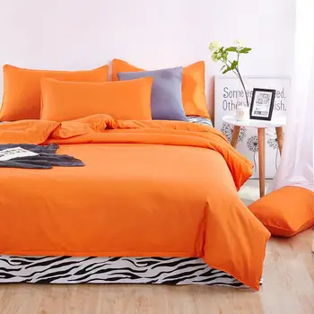 Ny stil solide farver og zebra mønster design,3pcs/4 pc ' er, sengetøj sæt lagen sengetæppe duvet cover/flat sheet/ pudebetræk